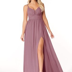 Azazie Rayna Vintage Mauve Bridesmaid Dress
